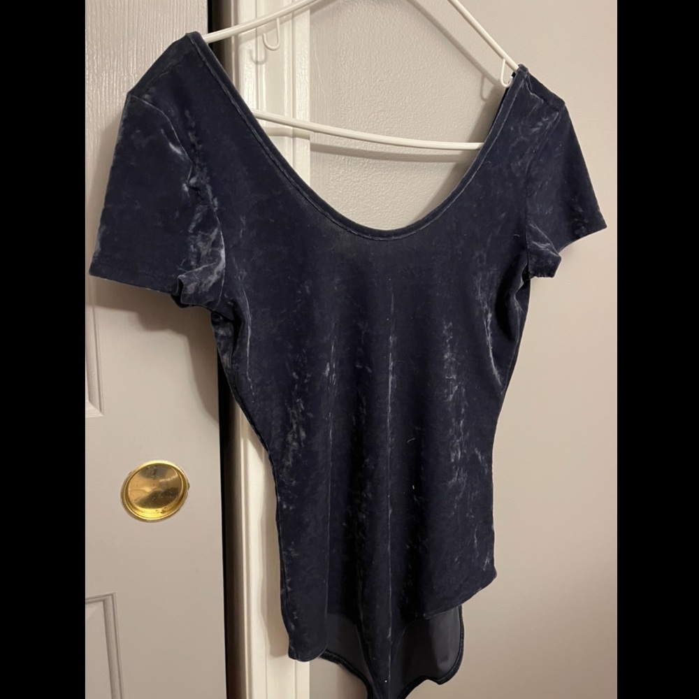 Blue Velvet bodysuit